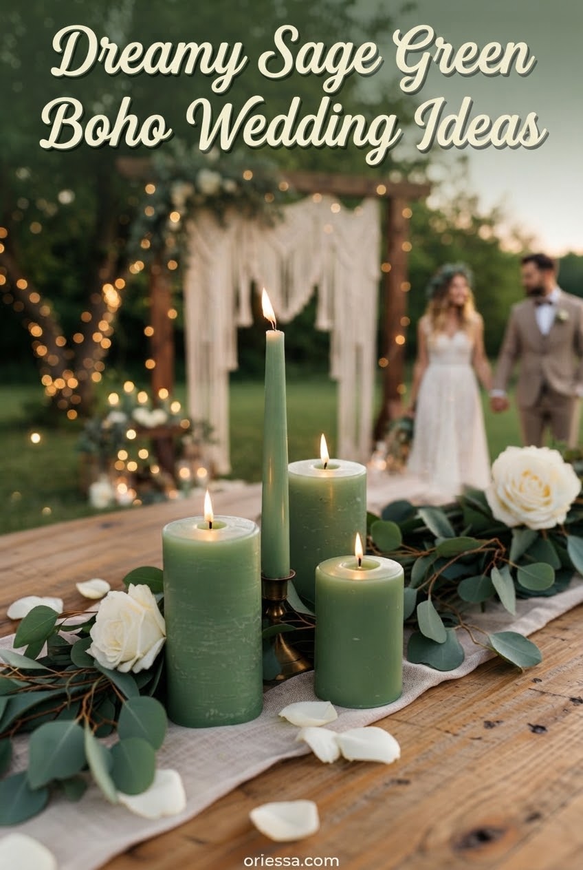 Dreamy Sage Green Boho Wedding Ideas