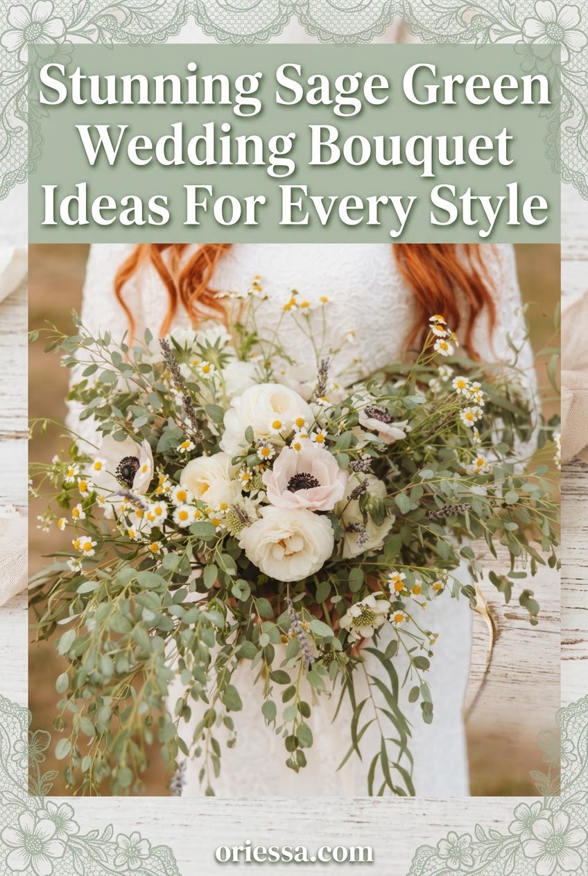 Stunning Sage Green Wedding Bouquet Ideas For Every Style