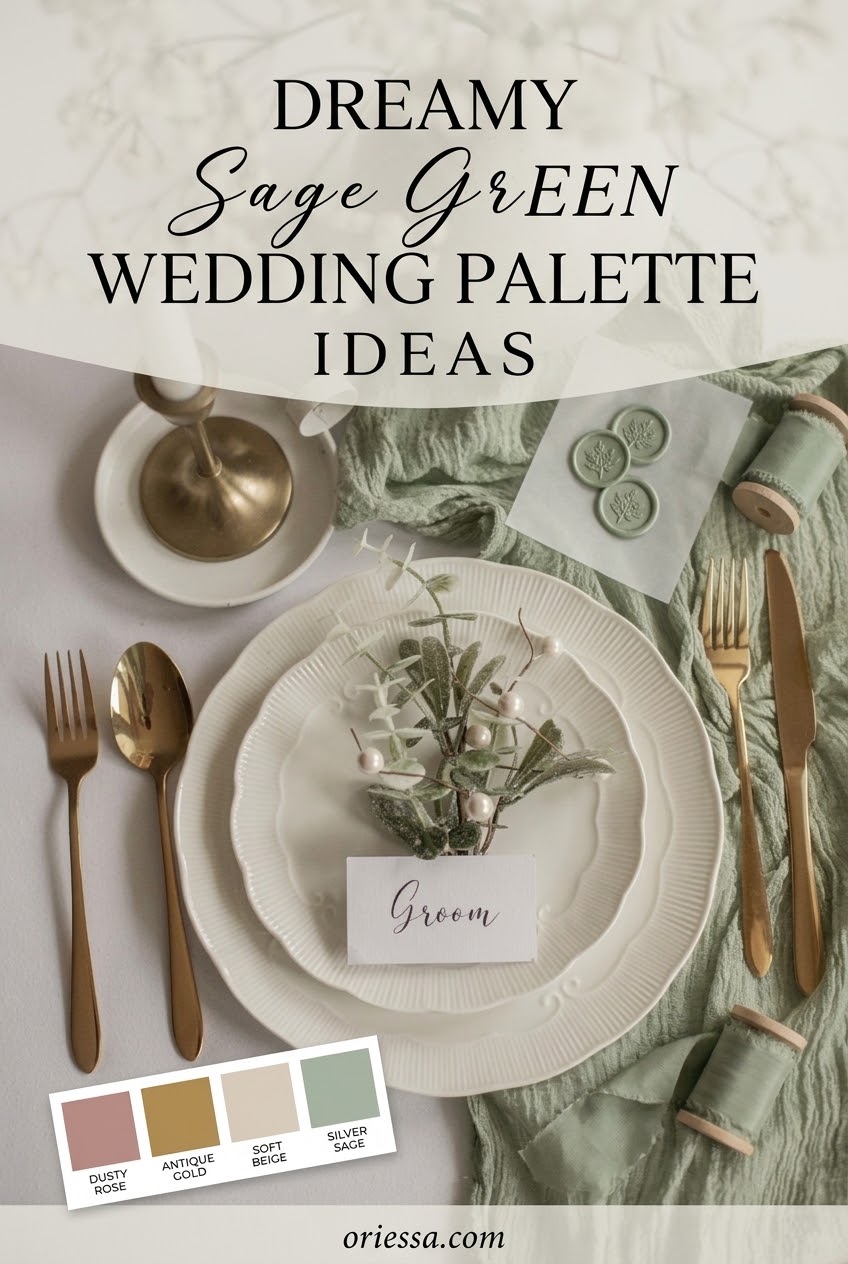 Dreamy Sage Green Wedding Palette Ideas