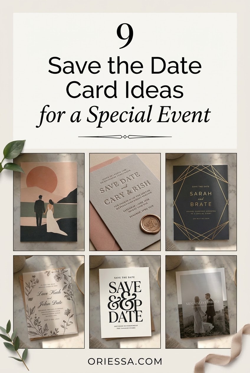9 Save the Date Card Ideas for a Special Event