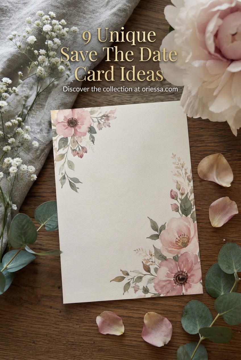 9 Unique Save The Date Card Ideas