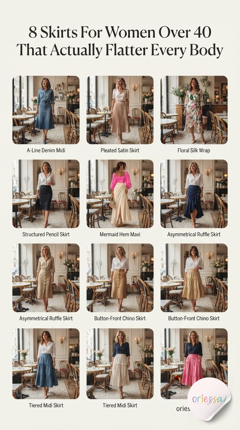 8 Skirts For Women Over 40 That Actually Flatter Every Body
