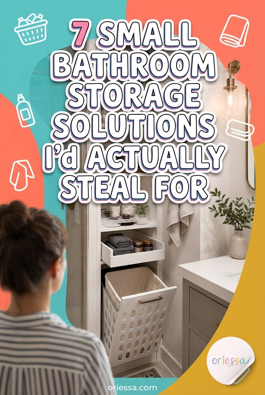 7 Small Bathroom Storage Solutions I'd Actually Steal For