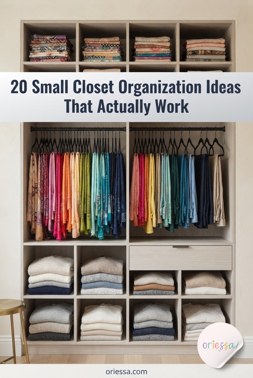 20 Small Closet Organization Ideas That Actually Work