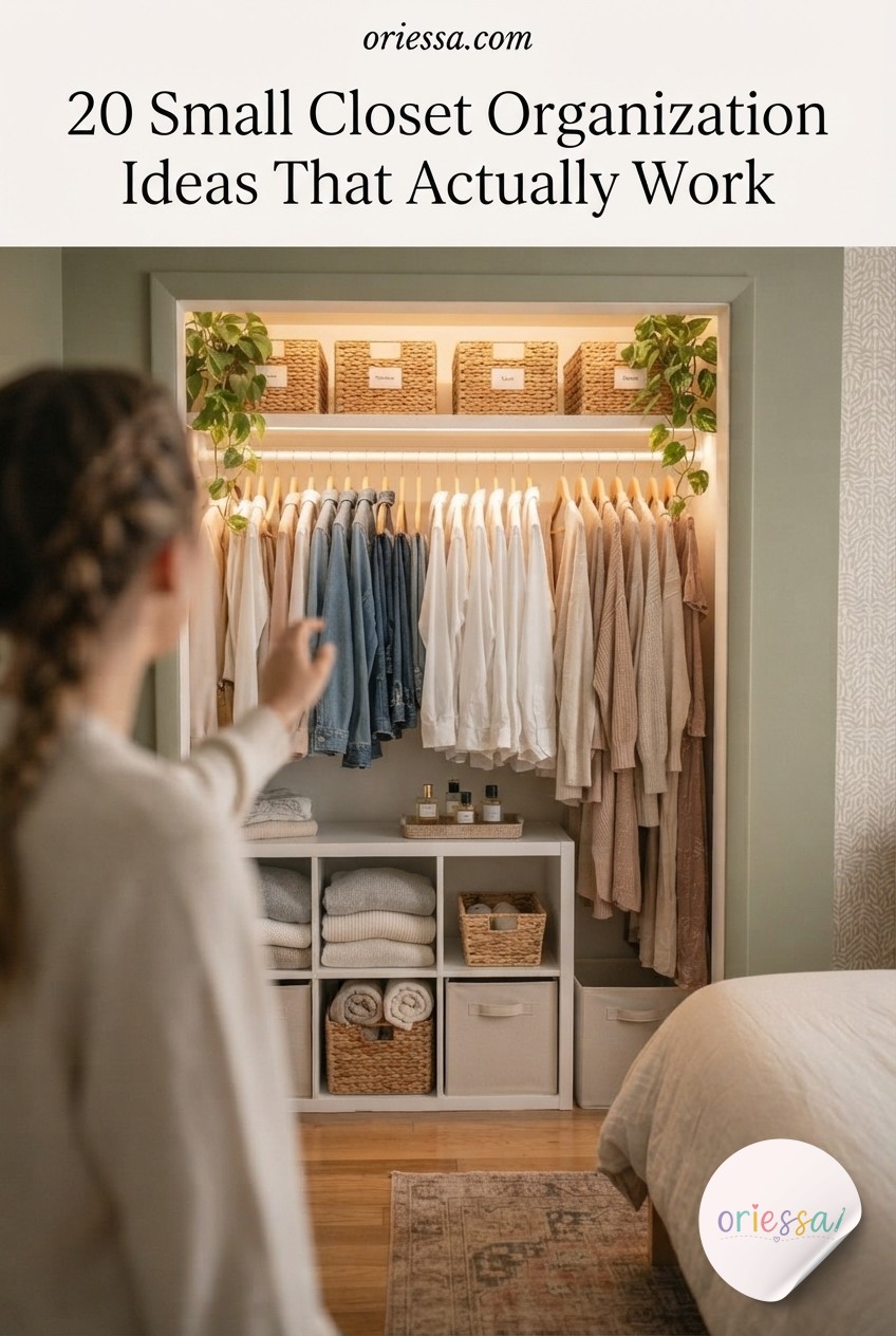 20 Small Closet Organization Ideas That Actually Work
