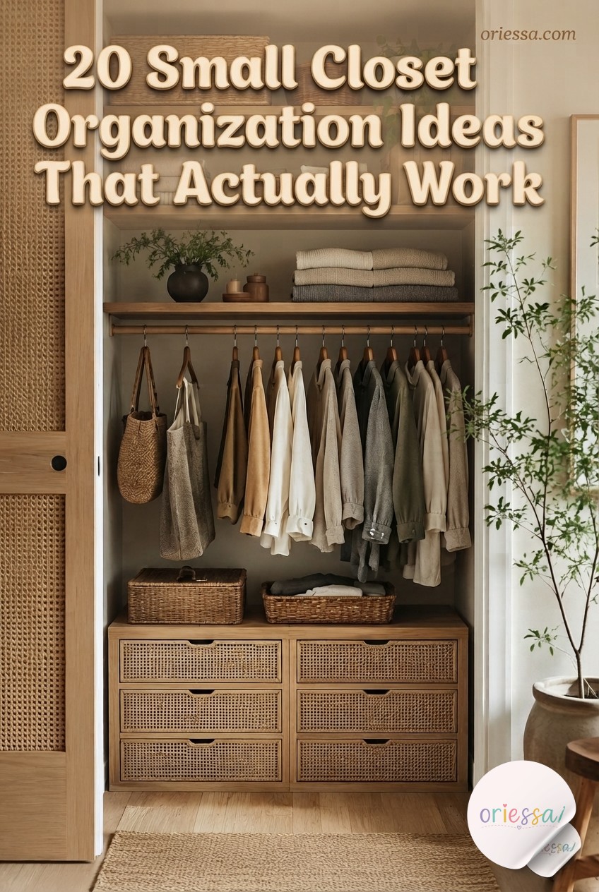 20 Small Closet Organization Ideas That Actually Work