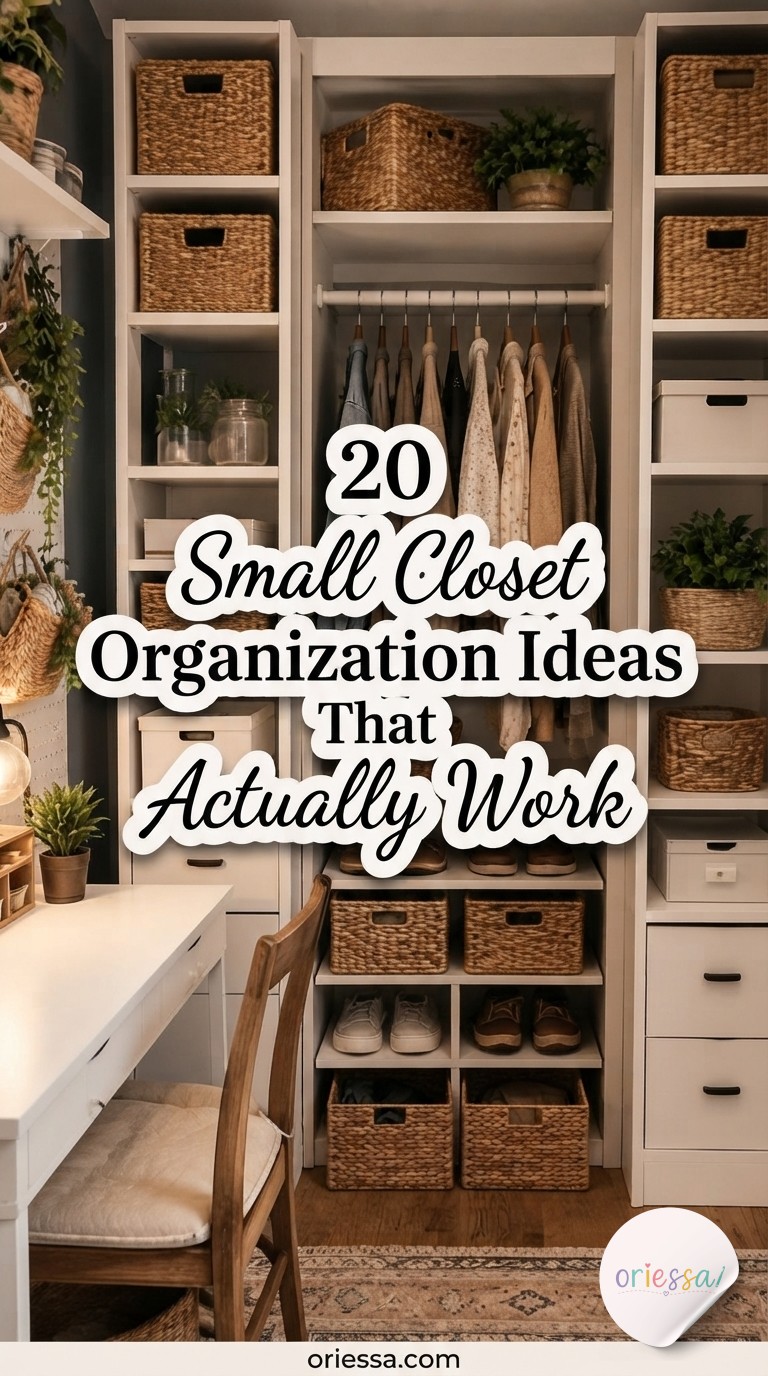 20 Small Closet Organization Ideas That Actually Work