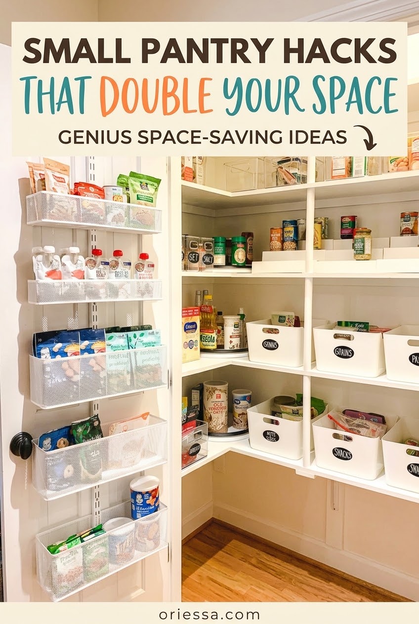 Small Pantry Hacks That Double Your Space