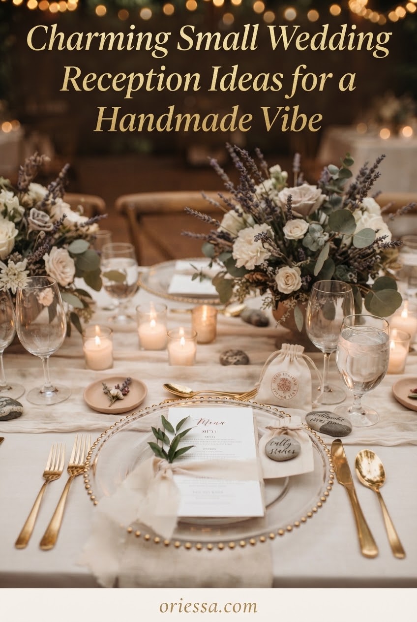 Charming Small Wedding Reception Ideas for a Handmade Vibe