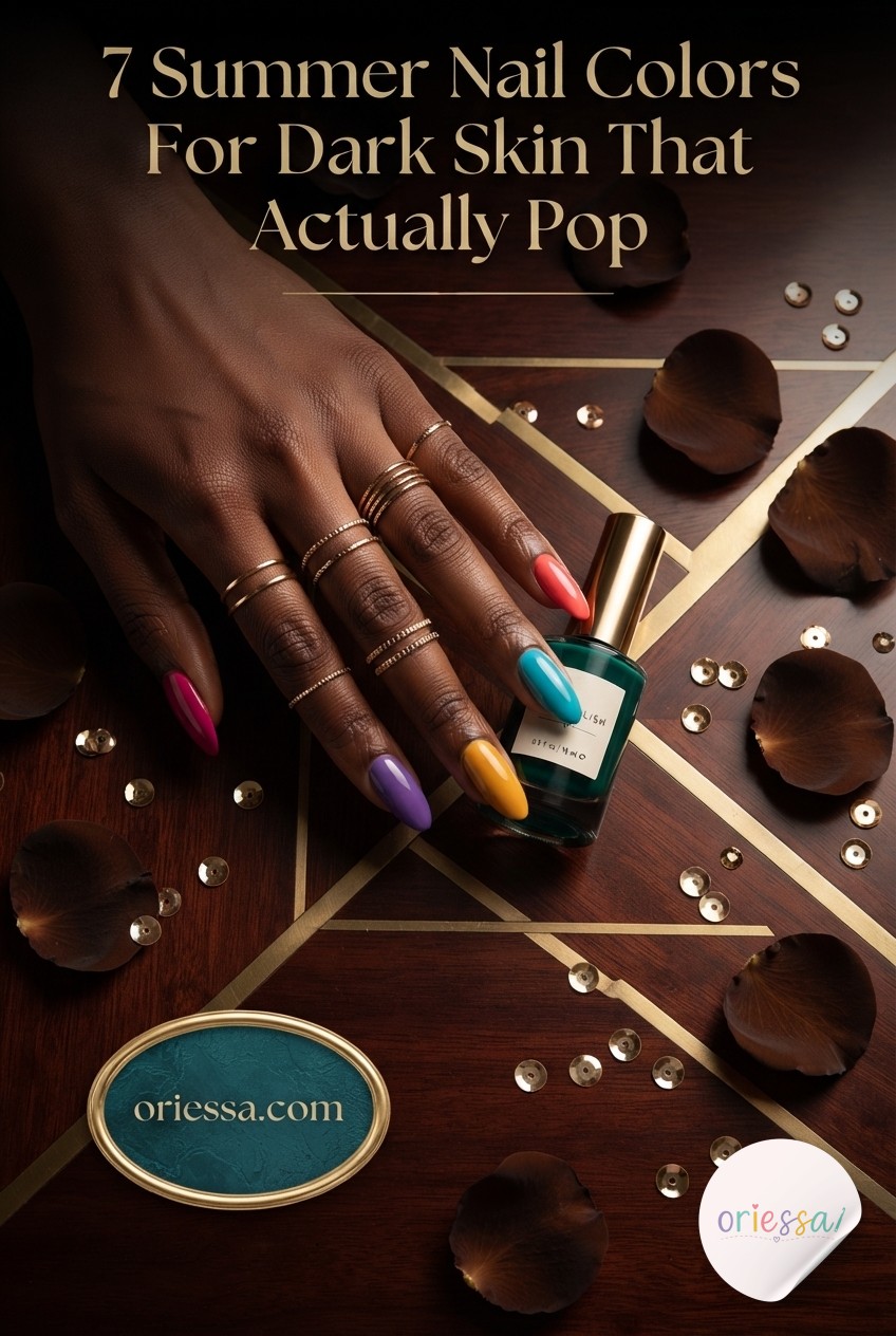 7 Summer Nail Colors For Dark Skin That Actually Pop
