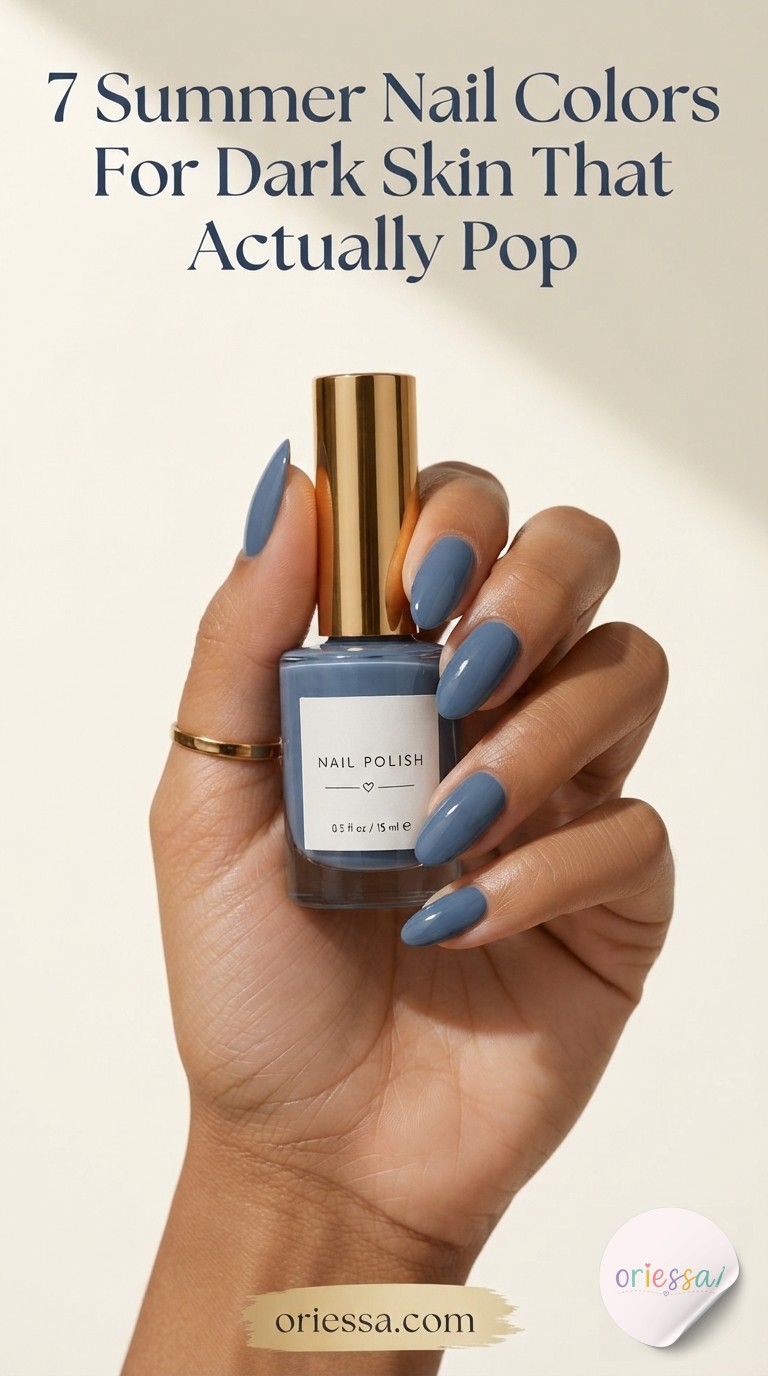 7 Summer Nail Colors For Dark Skin That Actually Pop