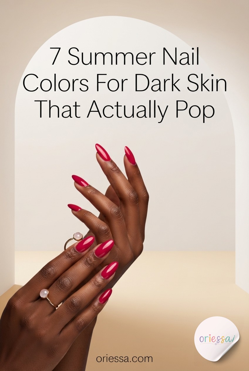 7 Summer Nail Colors For Dark Skin That Actually Pop