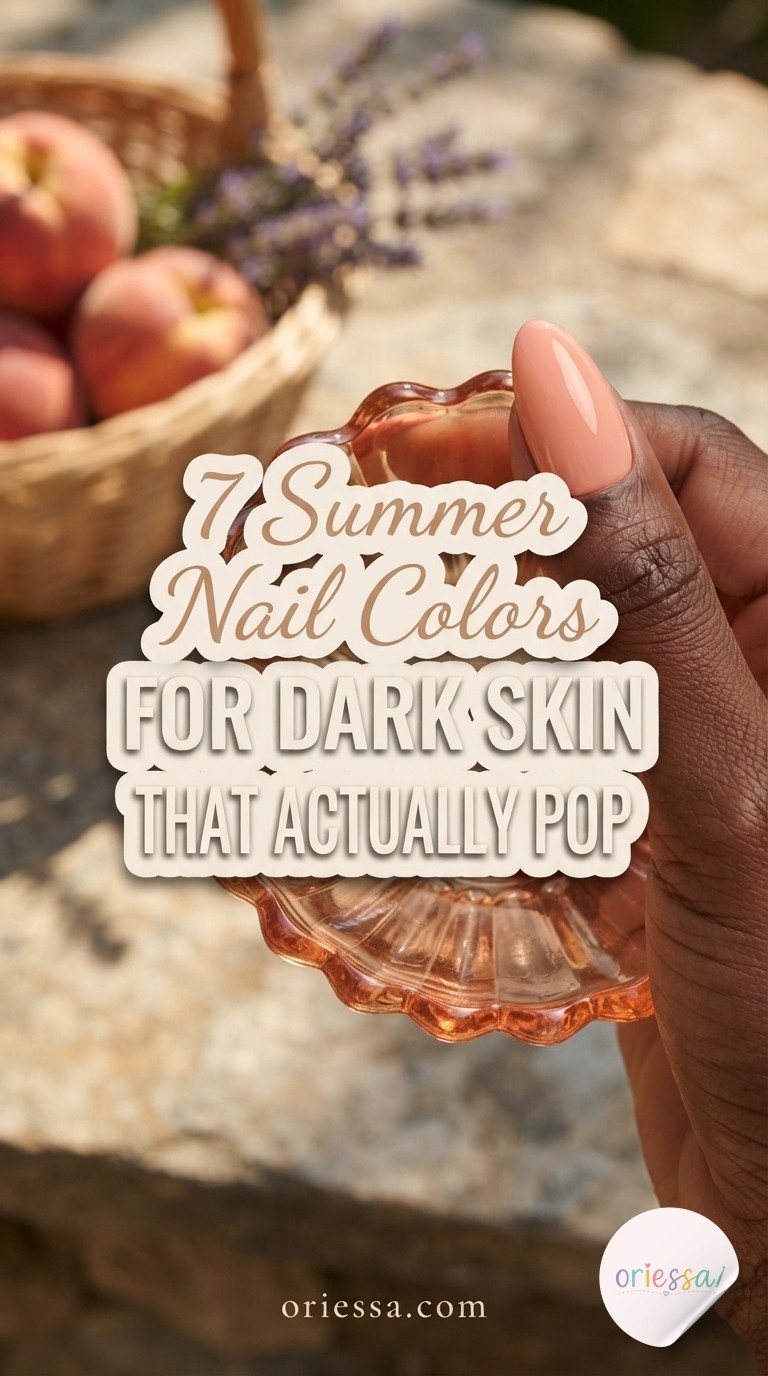 7 Summer Nail Colors For Dark Skin That Actually Pop