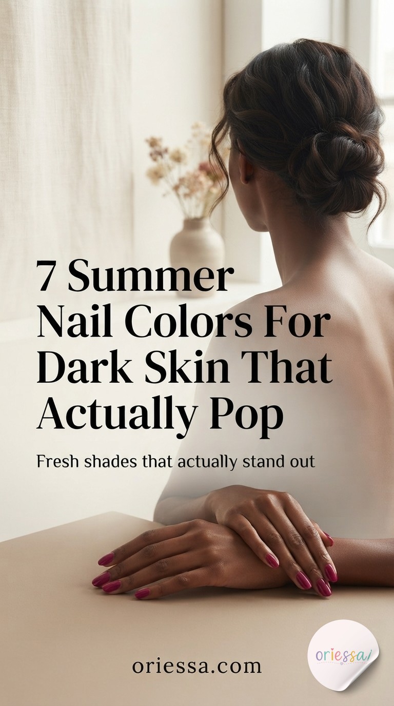7 Summer Nail Colors For Dark Skin That Actually Pop