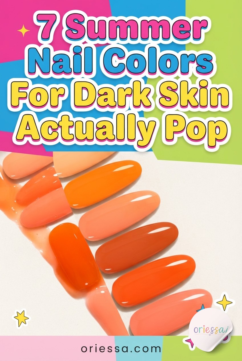 7 Summer Nail Colors For Dark Skin That Actually Pop