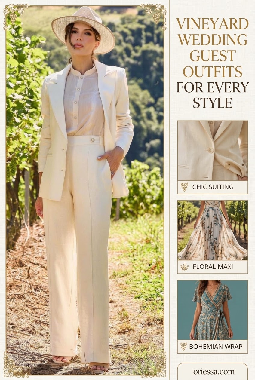 Vineyard Wedding Guest Outfits For Every Style
