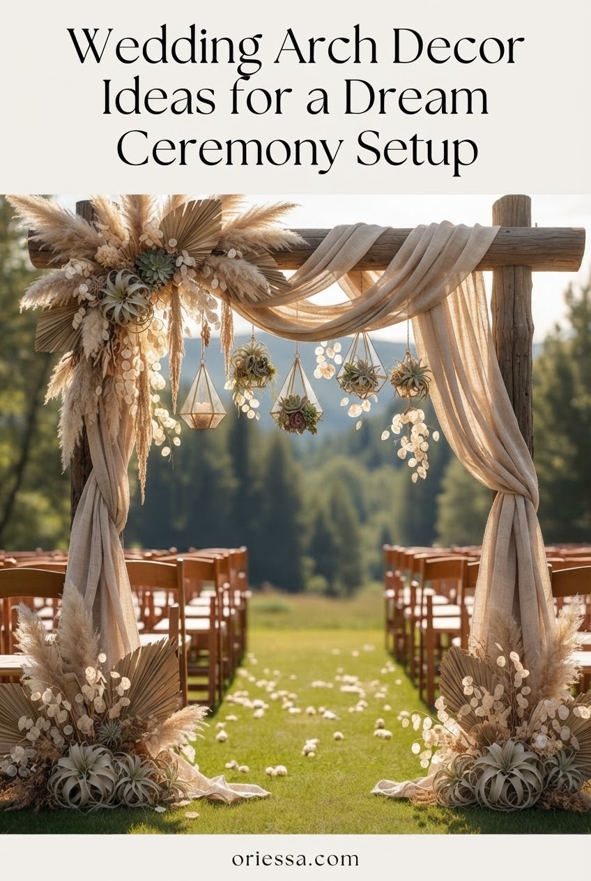 Wedding Arch Decor Ideas for a Dream Ceremony Setup