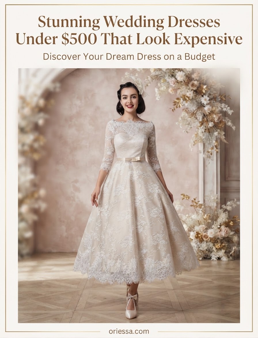 Stunning Wedding Dresses Under $500 That Look Expensive