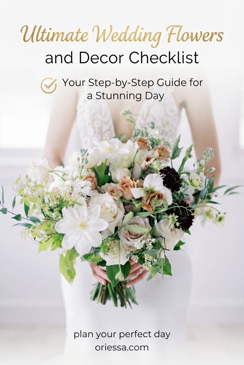 Ultimate Wedding Flowers and Decor Checklist