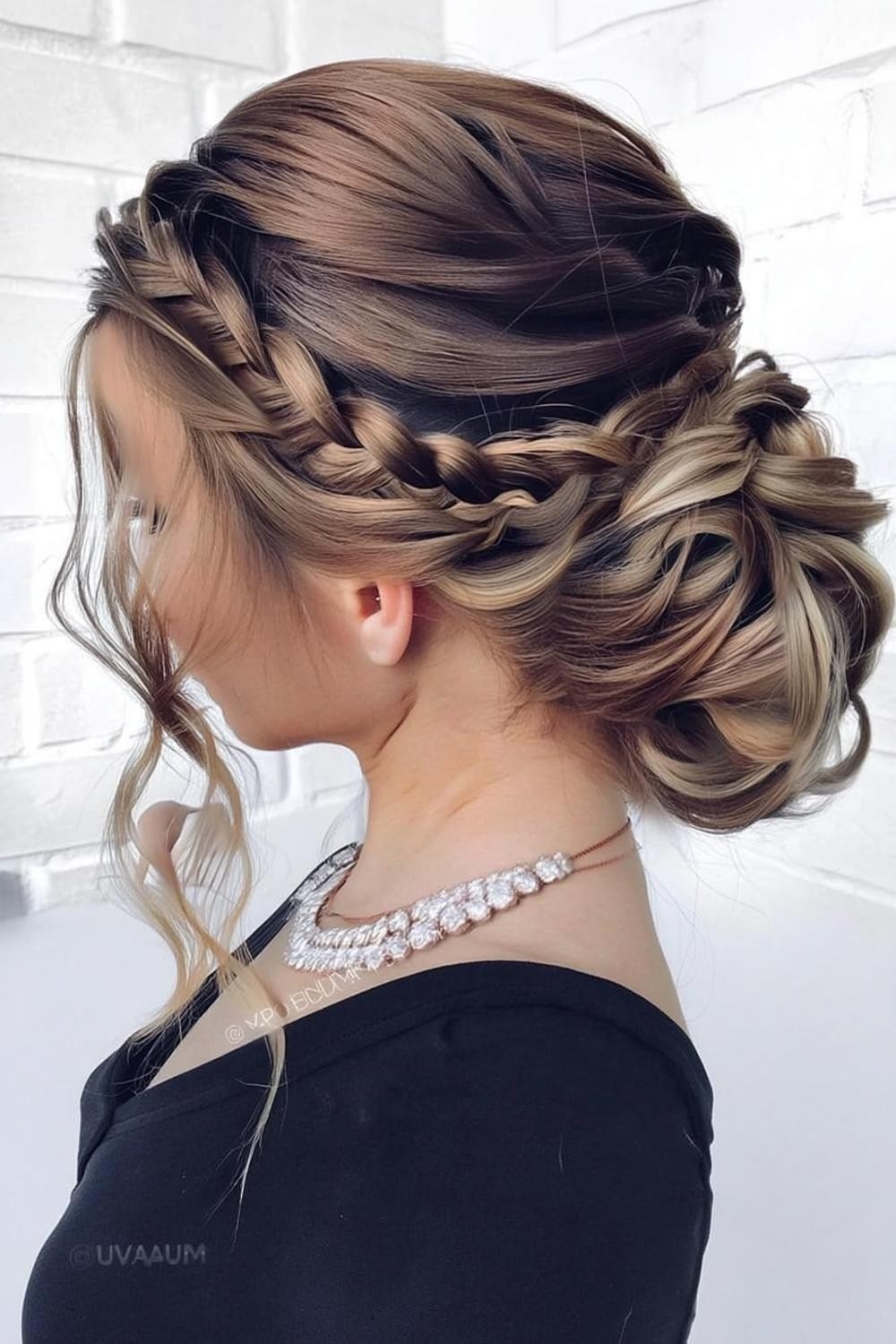 Braided Crown Updo