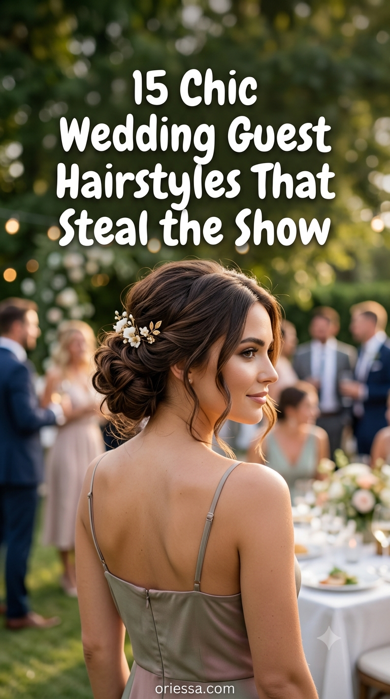 15 Chic Wedding Guest Hairstyles That Steal the Show
