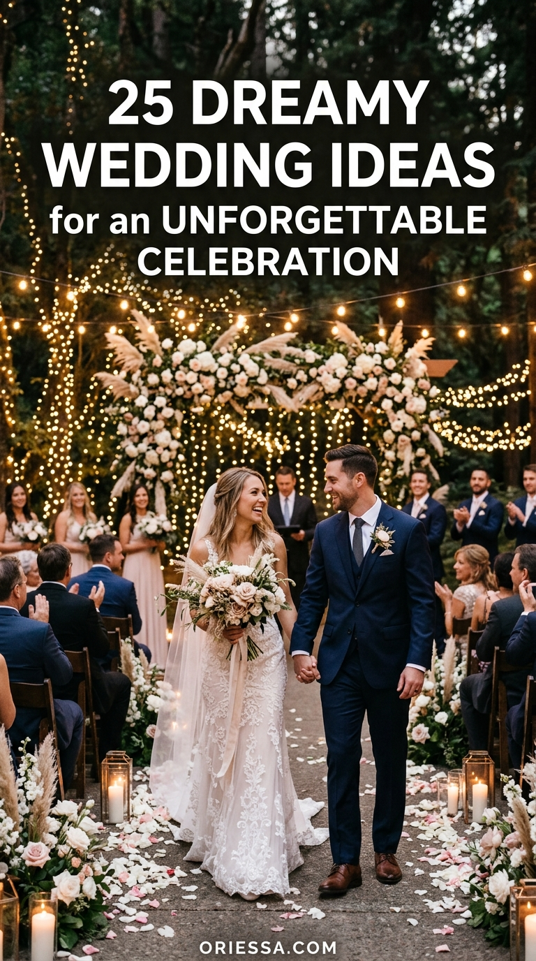 25 Dreamy Wedding Ideas for an Unforgettable Celebration