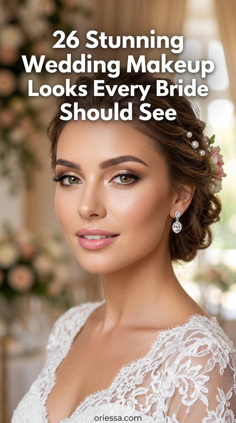 26 Stunning Wedding Makeup Looks Every Bride Should See