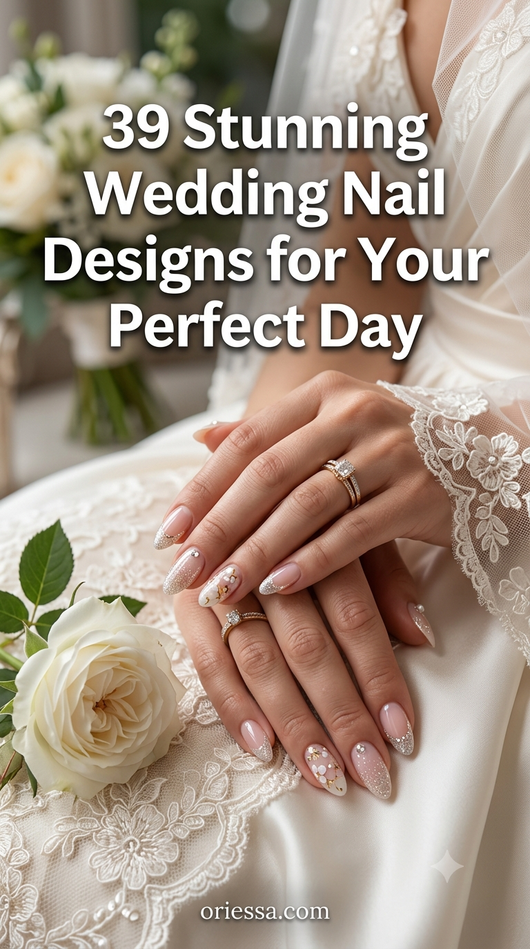 39 Stunning Wedding Nail Designs for Your Perfect Day
