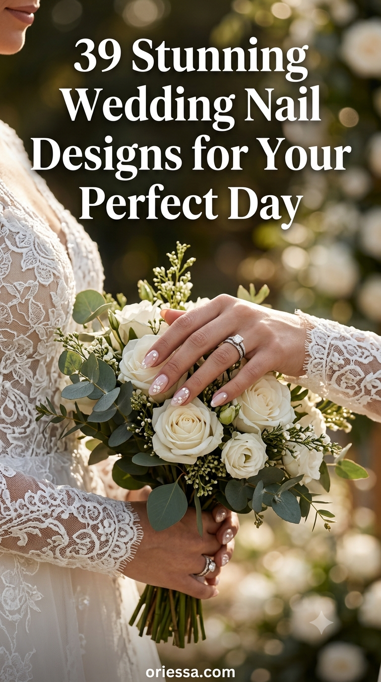 39 Stunning Wedding Nail Designs for Your Perfect Day