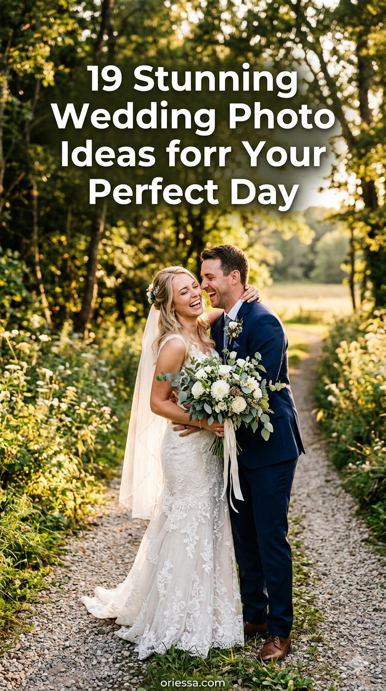 19 Stunning Wedding Photo Ideas for Your Perfect Day