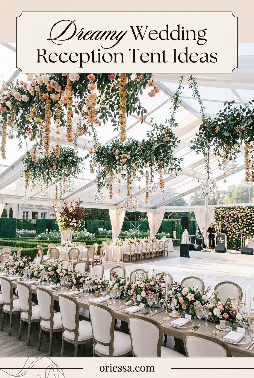 Dreamy Wedding Reception Tent Ideas