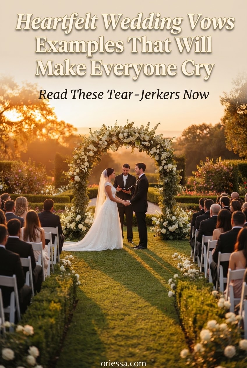 Heartfelt Wedding Vows Examples That Will Make Everyone Cry