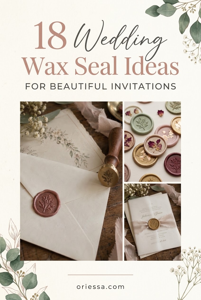 18 Wedding Wax Seal Ideas for Beautiful Invitations
