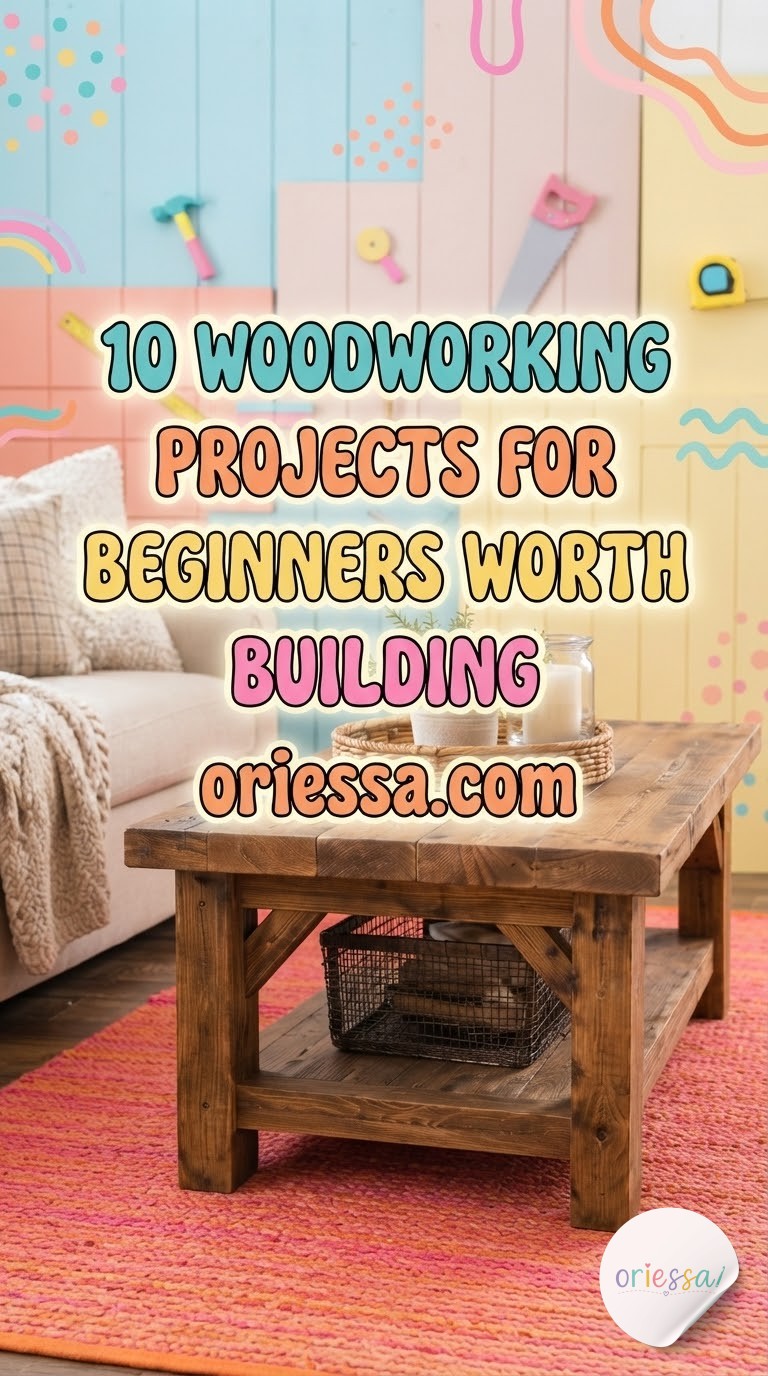 10 Woodworking Projects For Beginners Worth Building