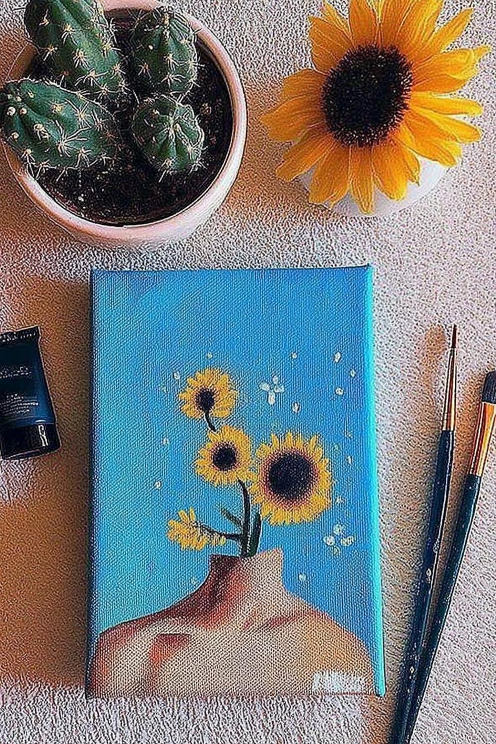 Sunflower Still Life
