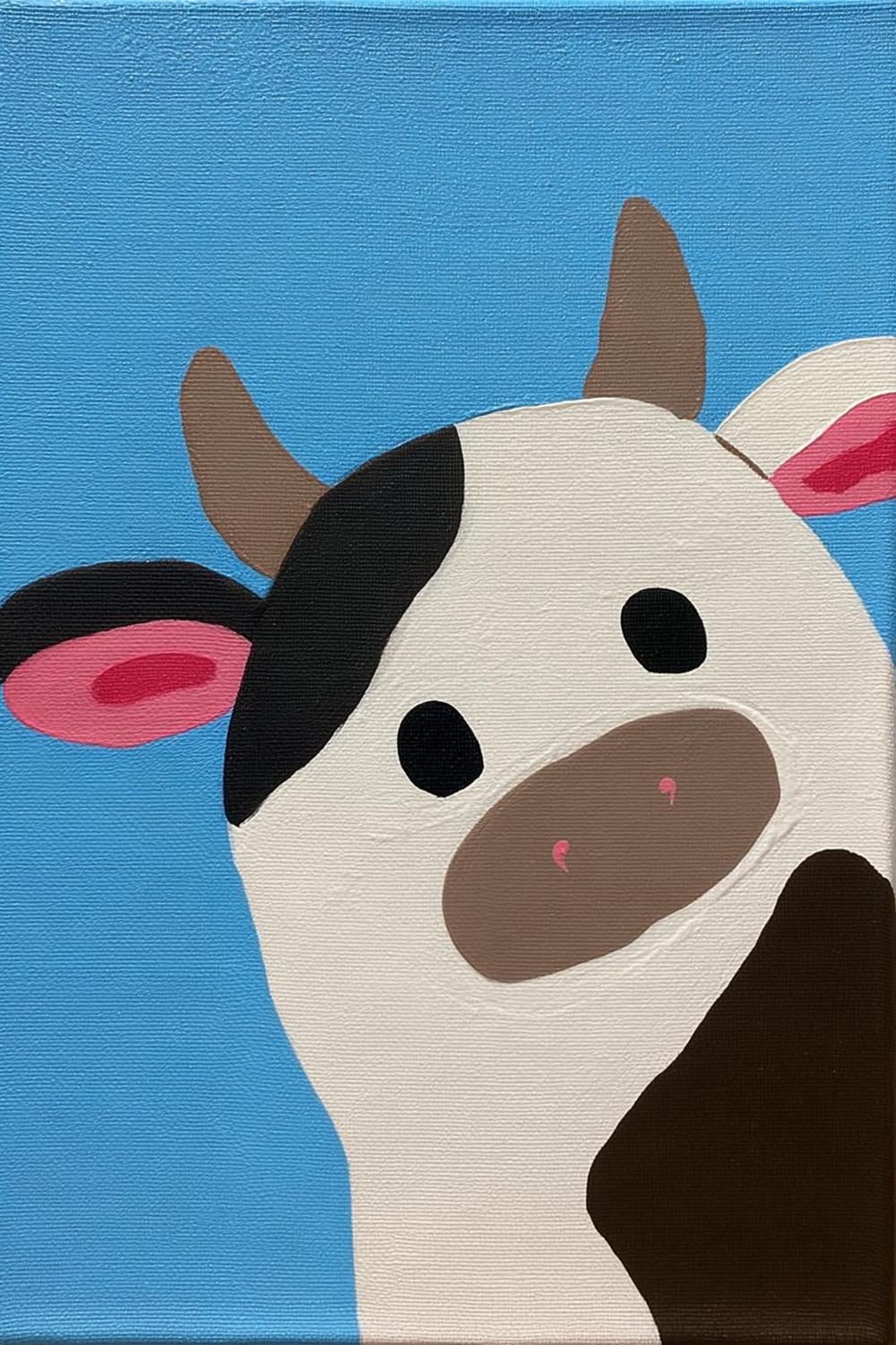 Adorable Cow Portrait