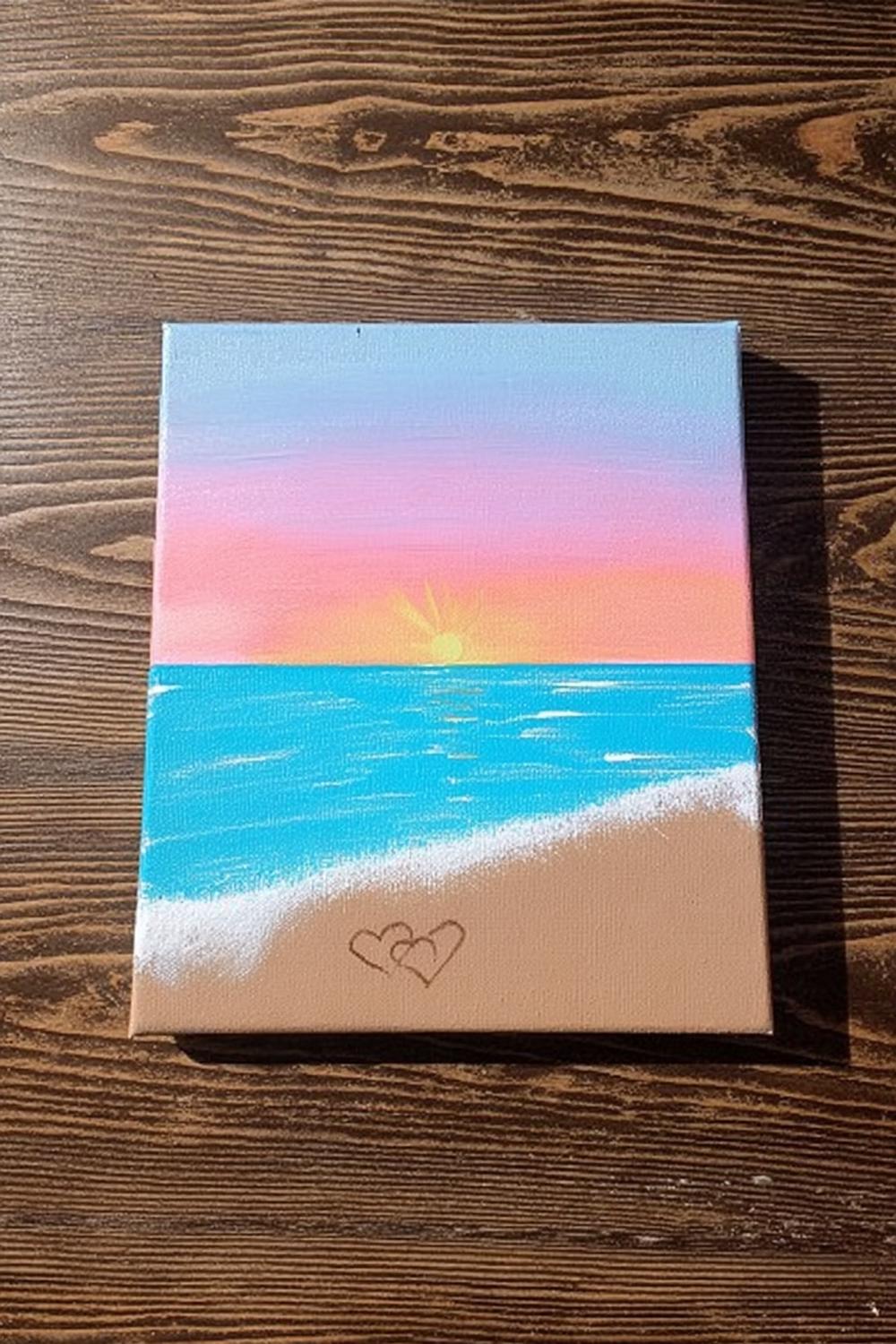 Romantic Beach Sunset