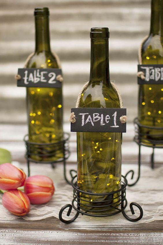 Personalized wedding table numbers