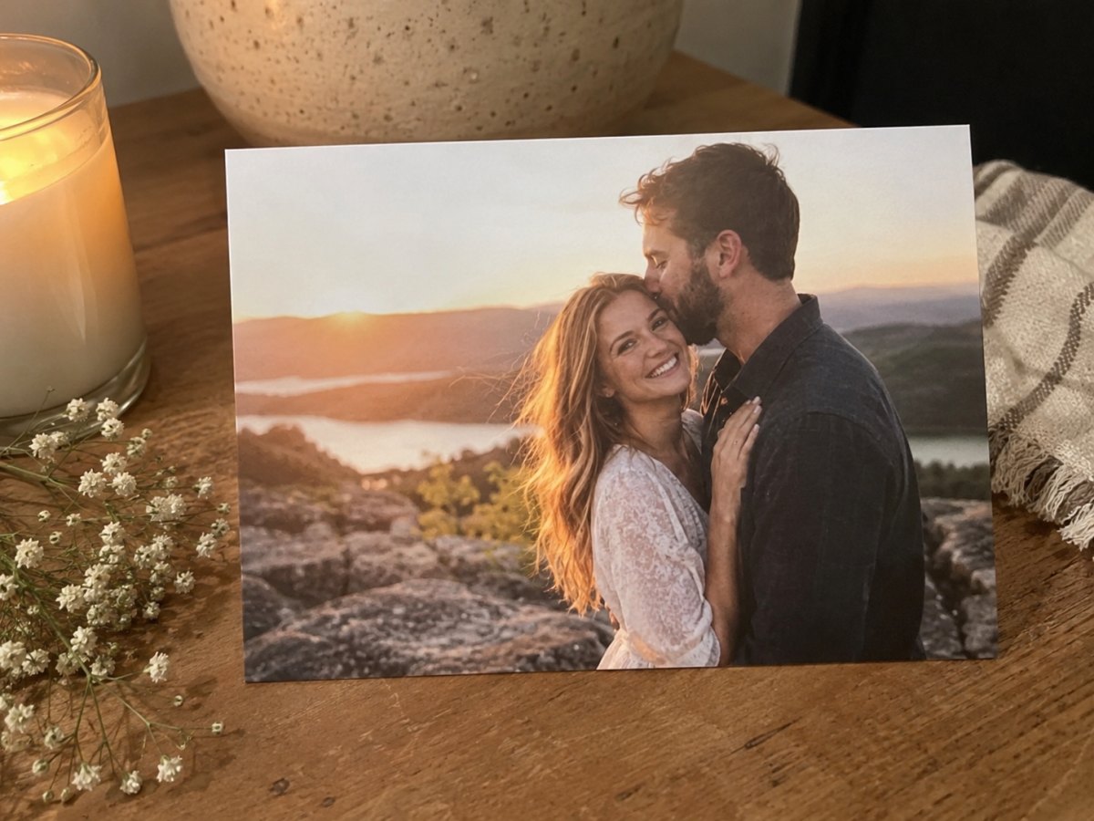 Photo save the date card