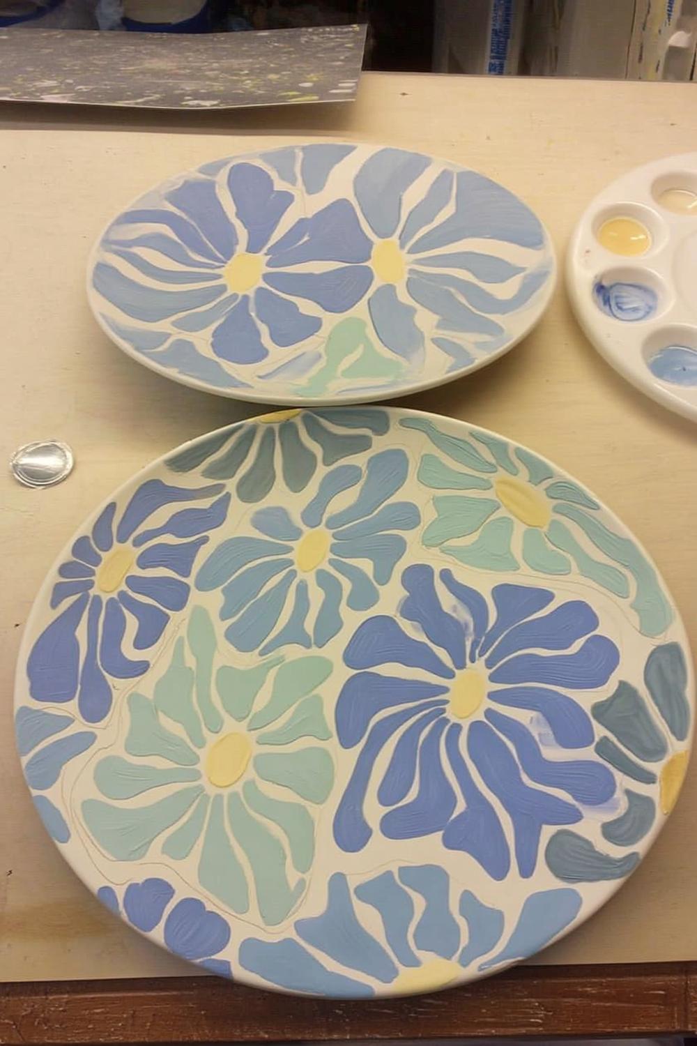 Bold Floral Statement Plates