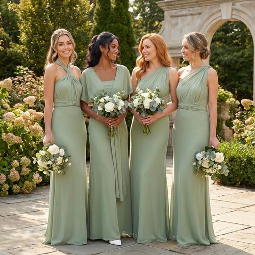 Sage green bridesmaid dresses inspiration
