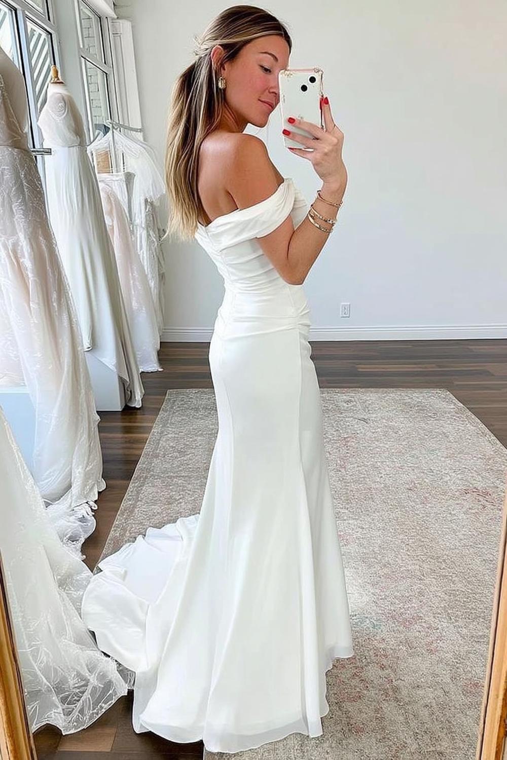 Draped One-Shoulder Statement