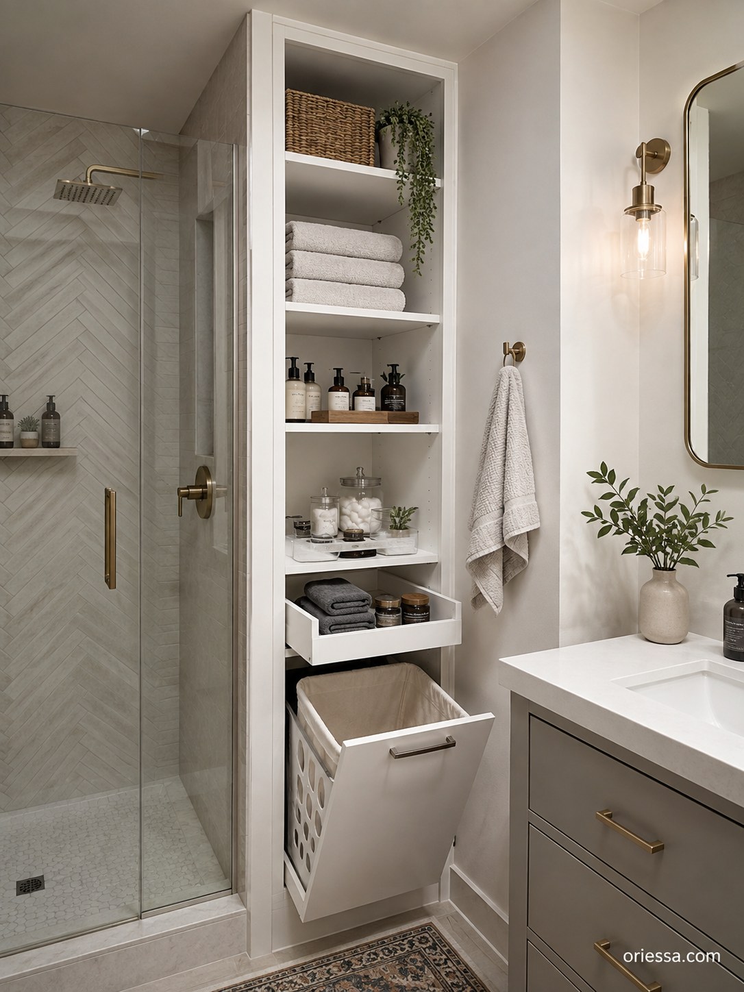 7 Small Bathroom Storage Solutions I'd Actually Steal For