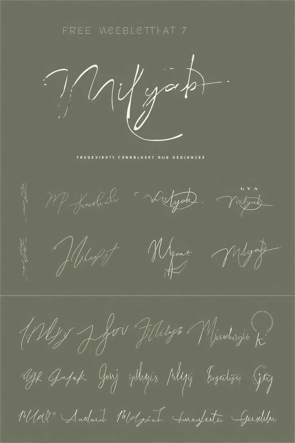 Handwritten Script Collection