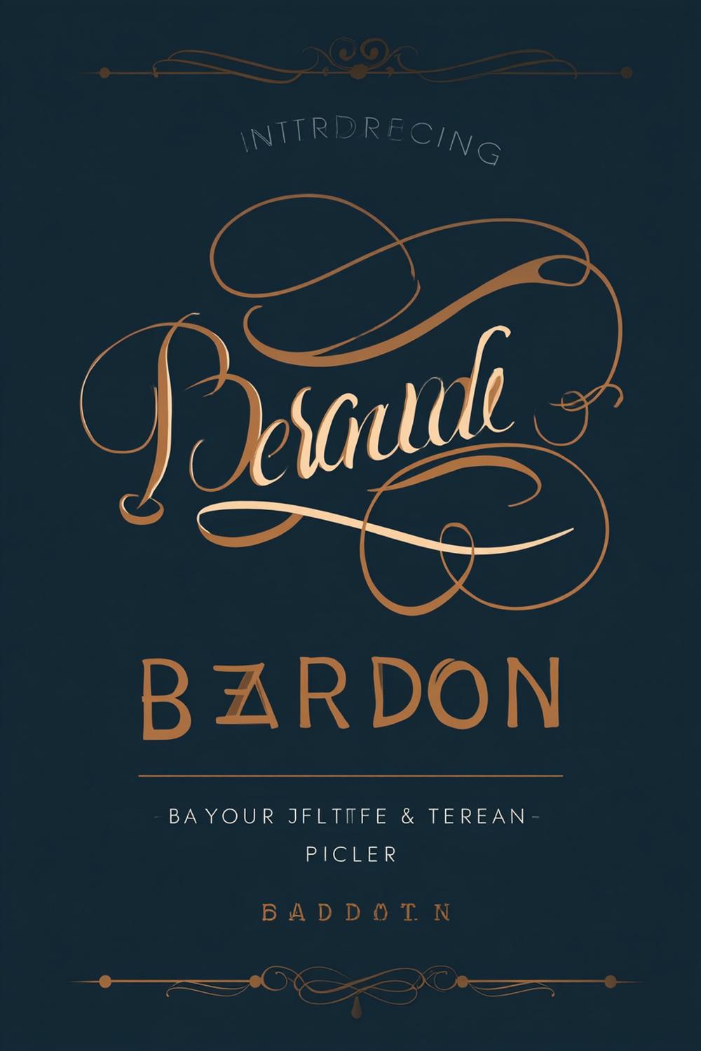 Ornate Script Design