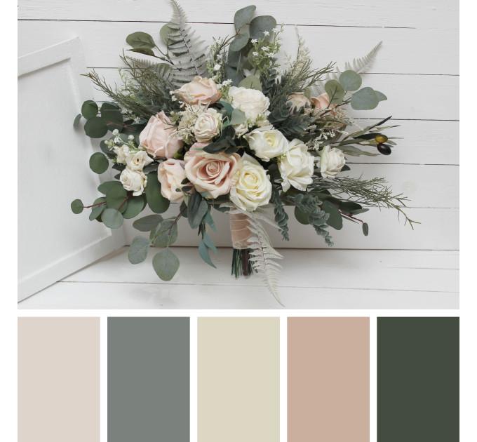 Wedding flowers color palette inspiration