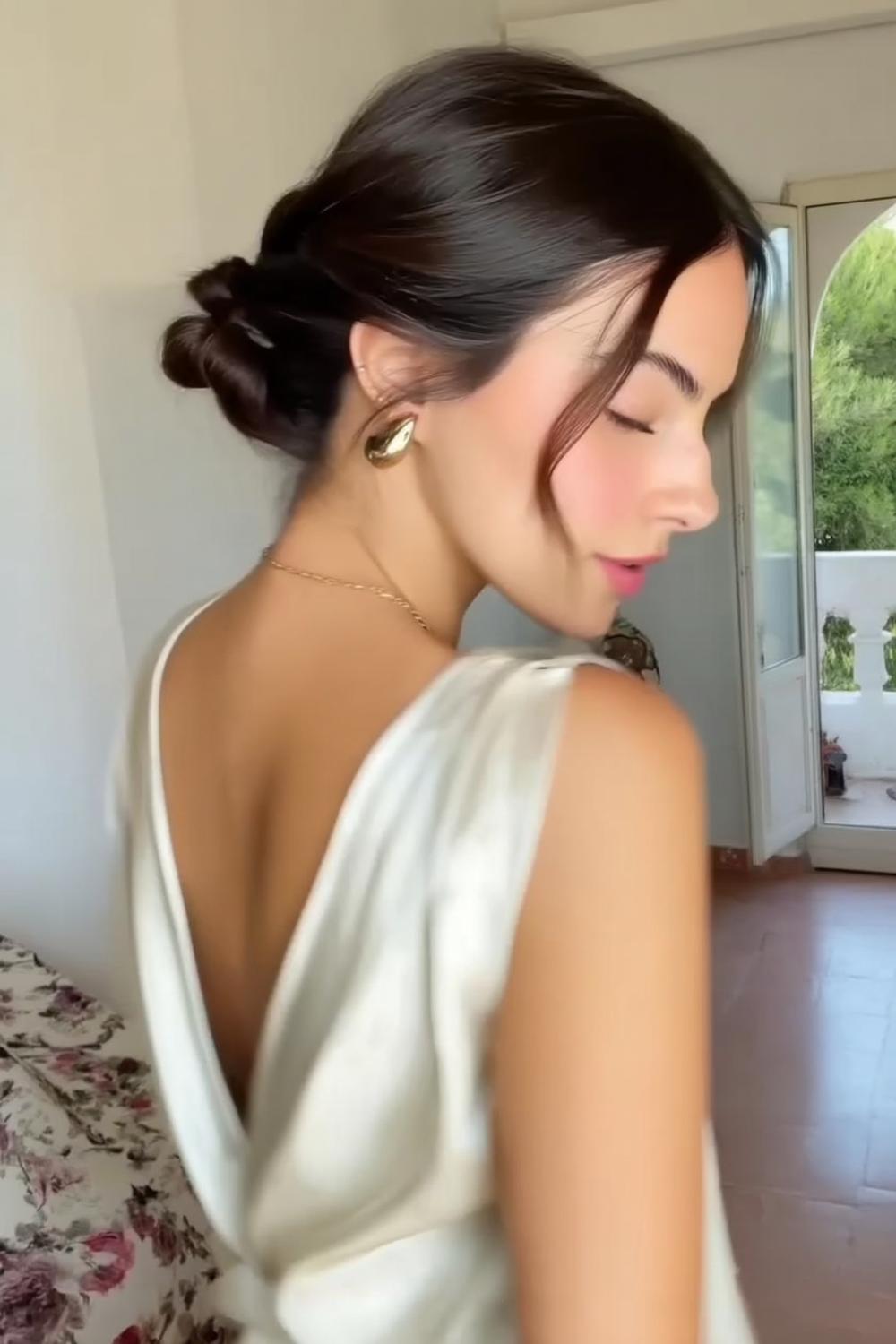 Low Twisted Chignon