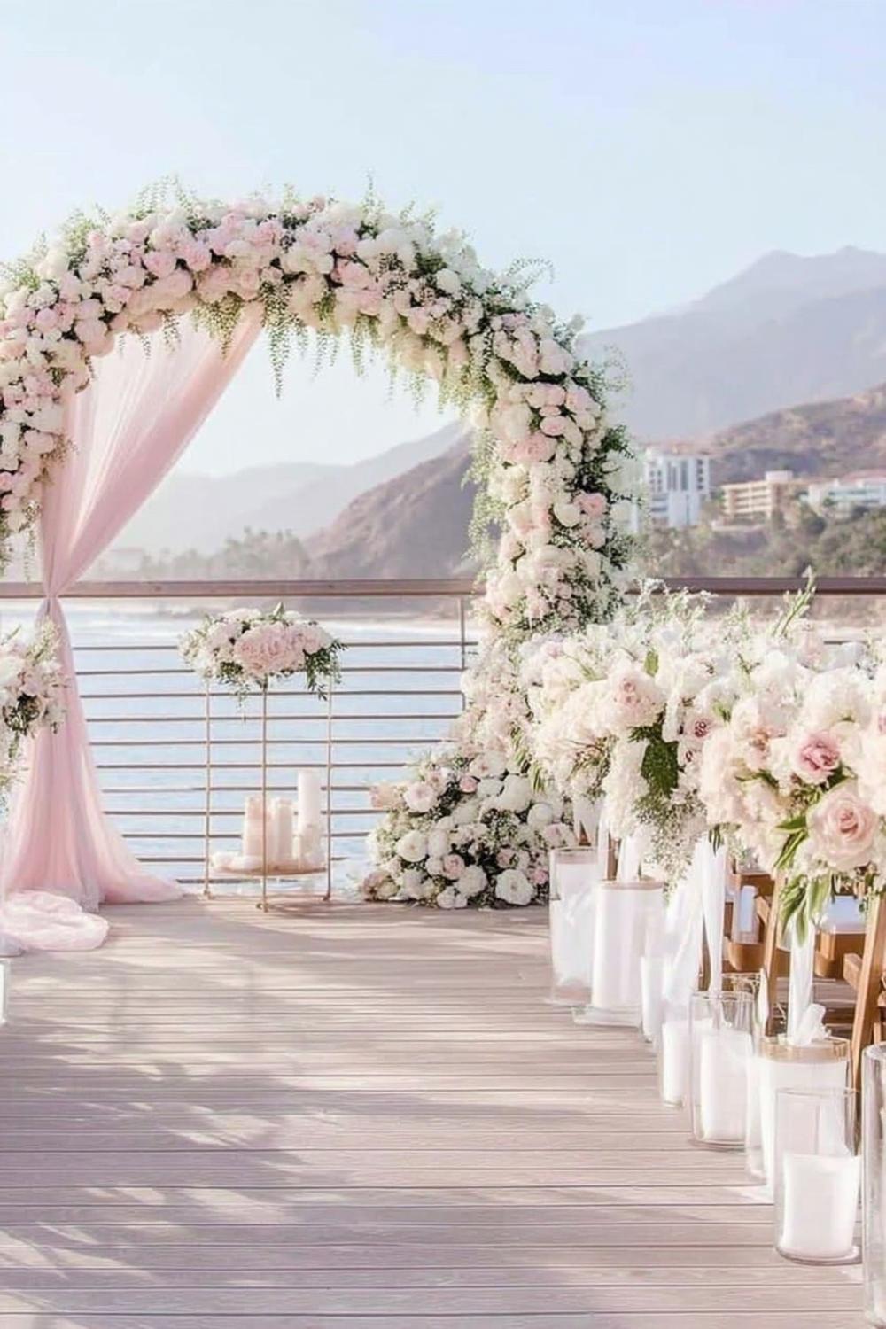 Blush Mountain Ceremony Arch