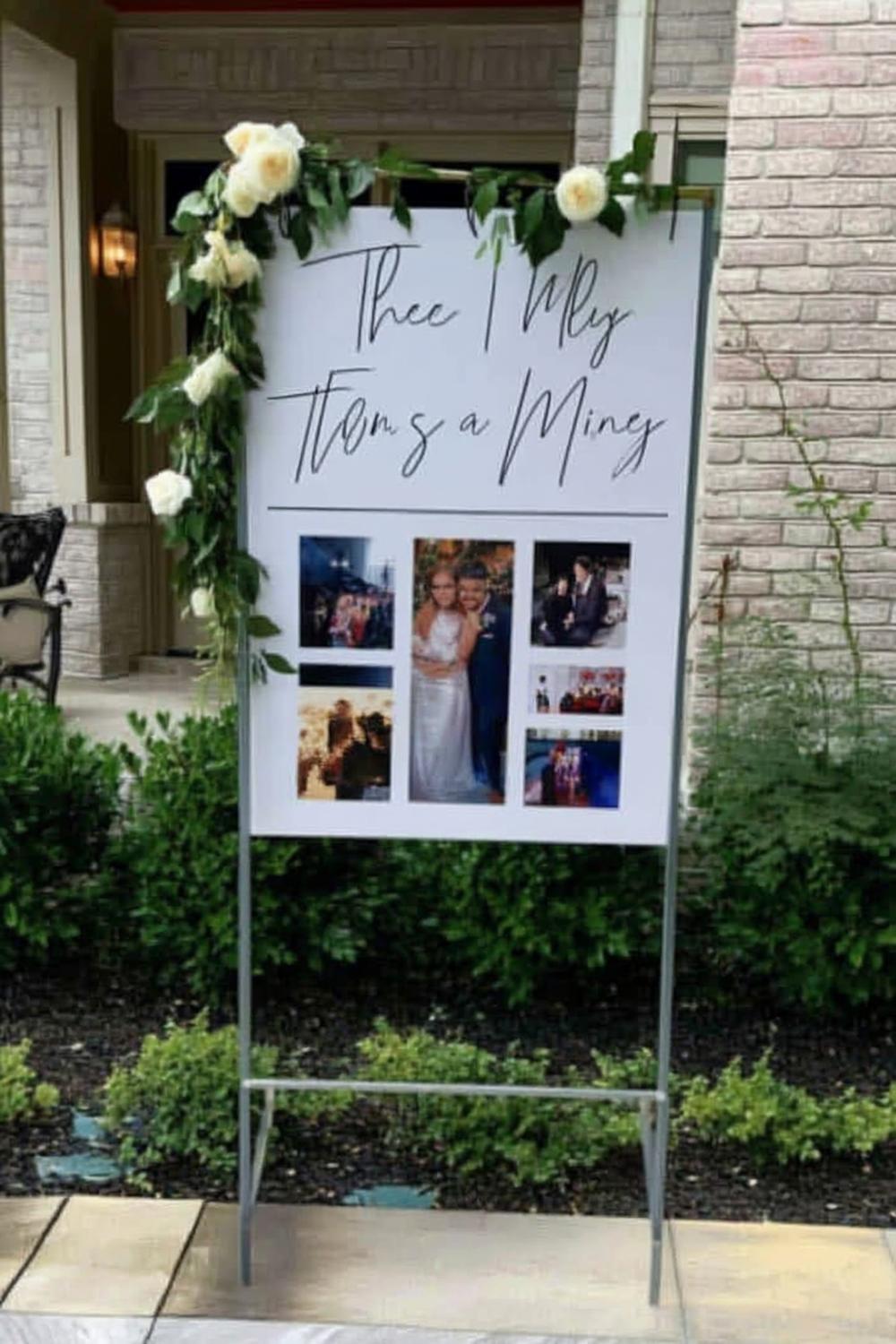 Memory Lane Photo Board