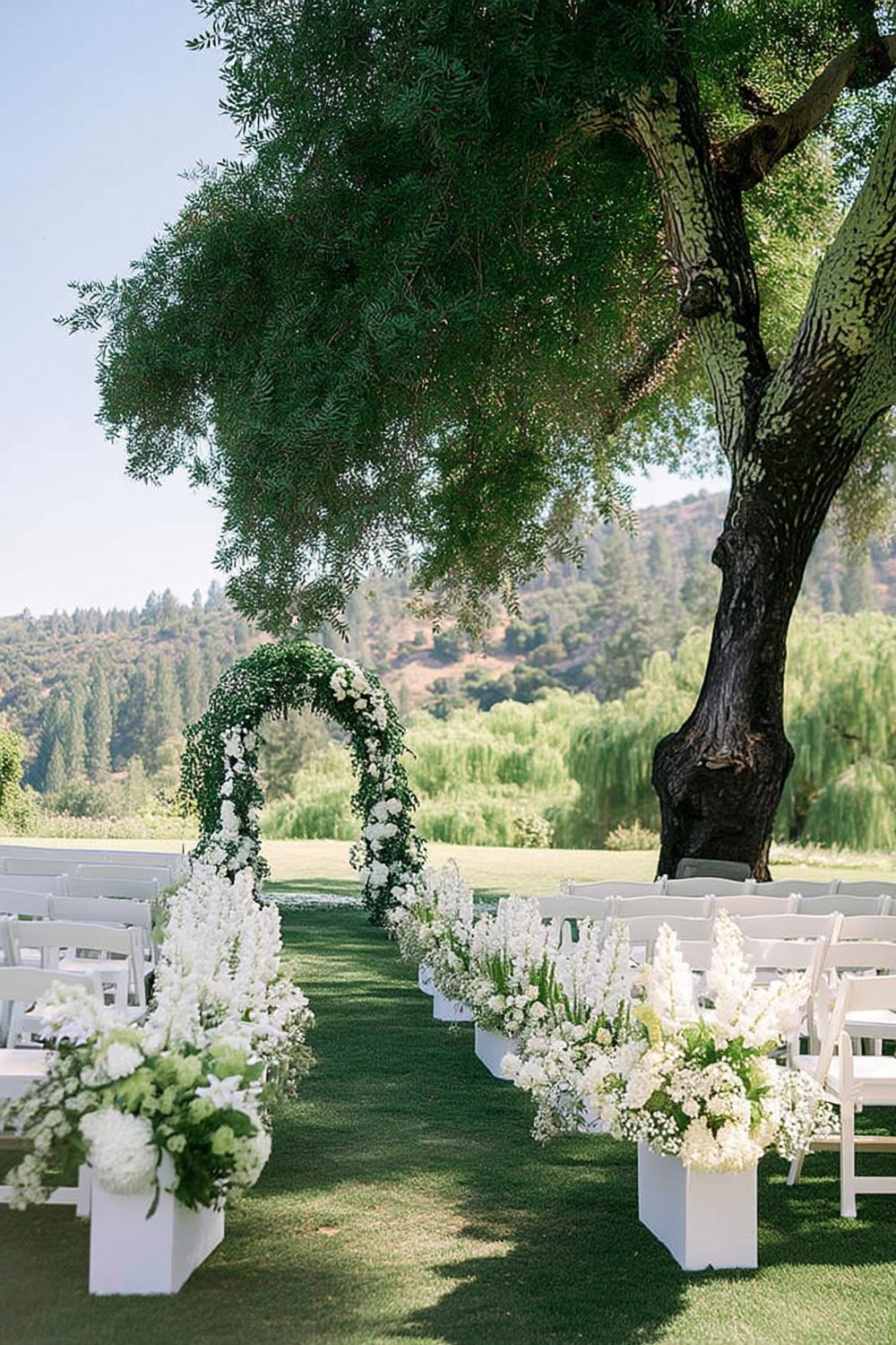 Natural Ceremony Aisle